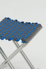 MAZHA Stool/ Electric Blue + Slate