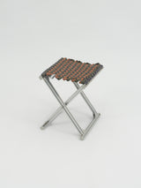 MAZHA Stool/ Chestnut + Forest