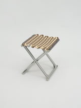 MAZHA Stool/ Cream + Tan