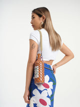 0/0 Sling Shoulder/ Lilac + Brown