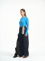 0/0 Sling Crossbody/ Butter + Maroon