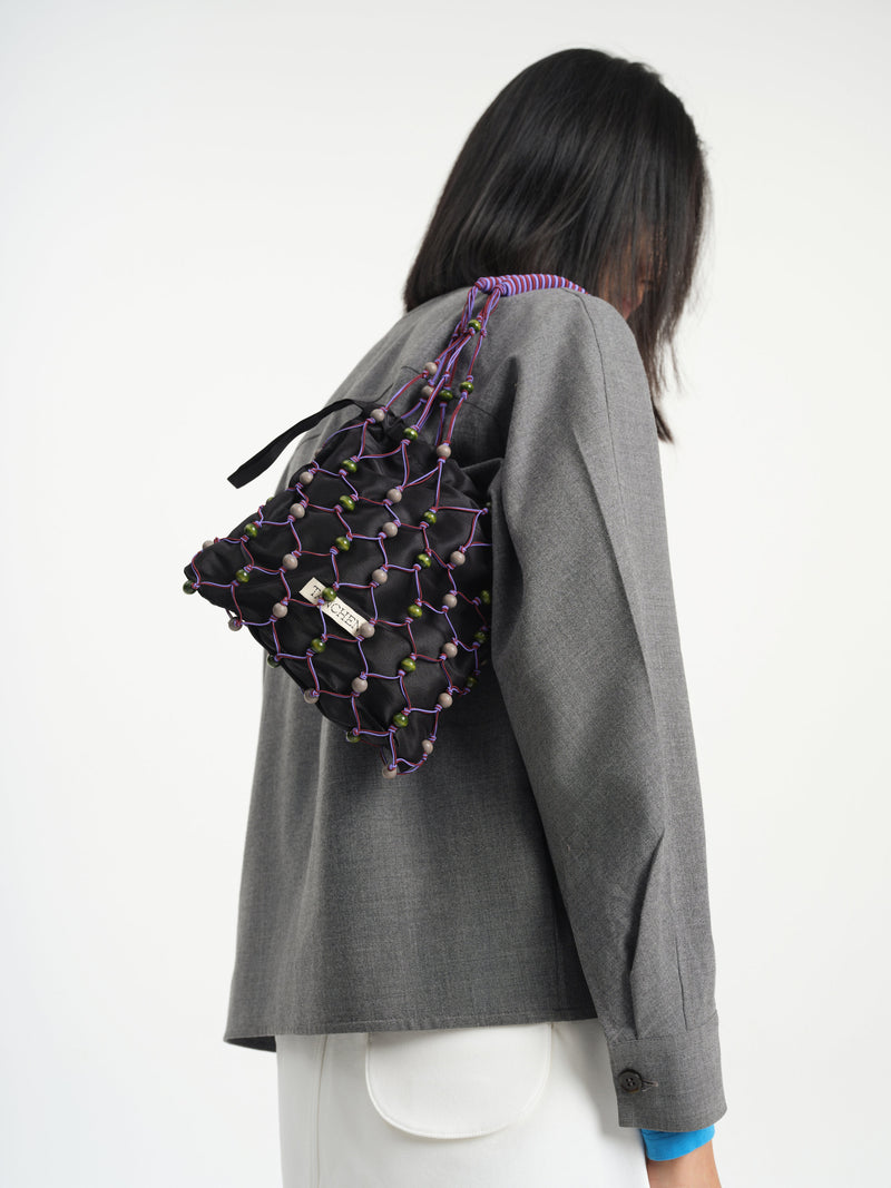 8/8 Bag Small/ Purple + Jade