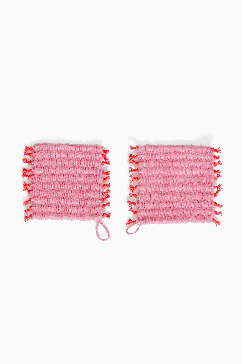 Handwoven Coasters/ Ume