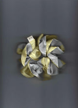 SILK SCRUNCHIE/ BUTTER + SILVER